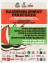 flyer manif 23 mai À Paris, rassemblement pour Gaza