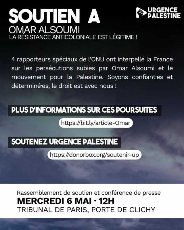 proces alsoumi 3 OK À Paris, rassemblement en soutien à Omar Alsoumi