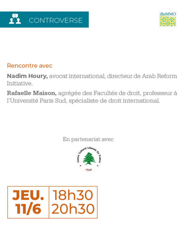11 juin 2026 p.2 À Paris (13e), conférence-débat - Les crimes internationaux commis par Israël au Liban et le coût de l'impunité