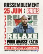 À Paris (17e), rassemblement en soutien à Anasse Kazib 2 Rassemblement pour Anasse Kazib À Paris (17e), rassemblement en soutien à Anasse Kazib