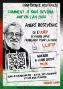 À Saint-Dié (88), conférence gesticulée d'André Rosevègue "Comment je suis devenu juif en l'an 2000" 14 Rosevegue À Saint-Dié (88), conférence gesticulée d'André Rosevègue "Comment je suis devenu juif en l'an 2000"