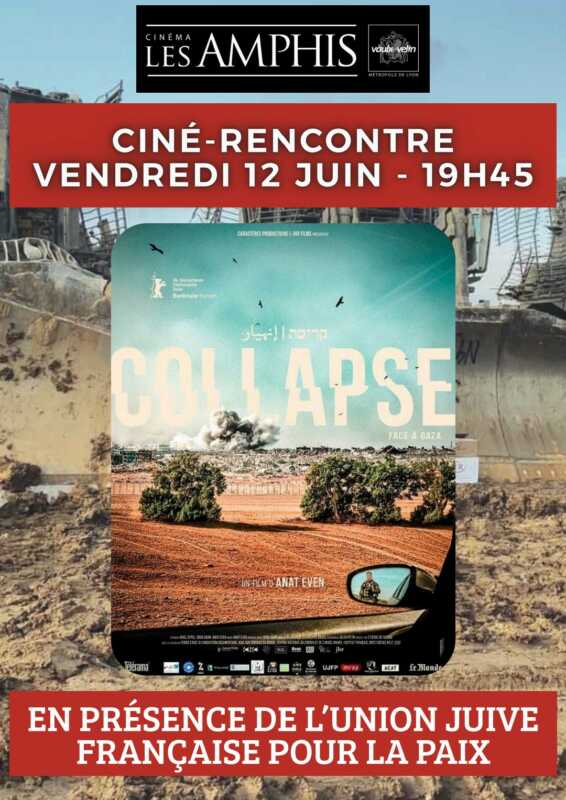 collapseamphis scaled À Vaulx-en-Velin (69), projection du film "Collapse" en présence de l'Union Juive Française pour la Paix