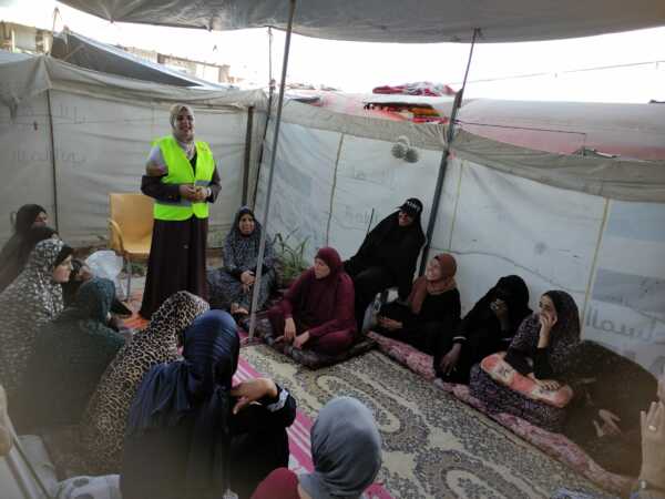 Abu Amir 27 6 26 soutien psy IMG 9341 Témoignage d'Abu Amir, le 27 juillet 2026 - Compte rendu des ateliers de soutien psychologique pour les femmes (26 juillet et 27 juillet)