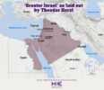 Map of Greater Israel Middle East Eye Le grand Israël, de Gaza au Liban