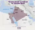 Le grand Israël, de Gaza au Liban 3 Map of Greater Israel Middle East Eye Le grand Israël, de Gaza au Liban
