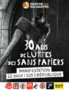 30 ans saint bernard 23 AOÛT 1996 – 23 AOÛT 2026 : 30 ans de luttes des Sans-Papiers !