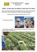 Montarnaud OK À Montarnaud (34), présentation du travail de l'UJFP avec des paysans de Gaza