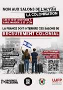 NON À LA TENUE DES SALONS DE L’ALYAH EN FRANCE ! 40 Salons de lAlyah 2026 NON À LA TENUE DES SALONS DE L’ALYAH EN FRANCE !