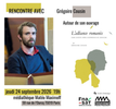 gregoire Cousin À Paris, rencontre avec l'anthropologue Grégoire Cousin