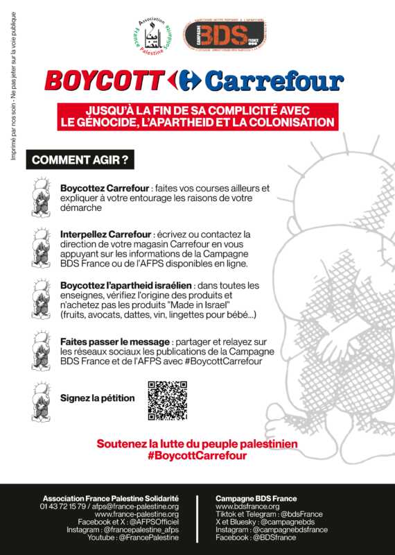 tract Carrefour AFPS BDSF87011 Page 2 Boycott Carrefour