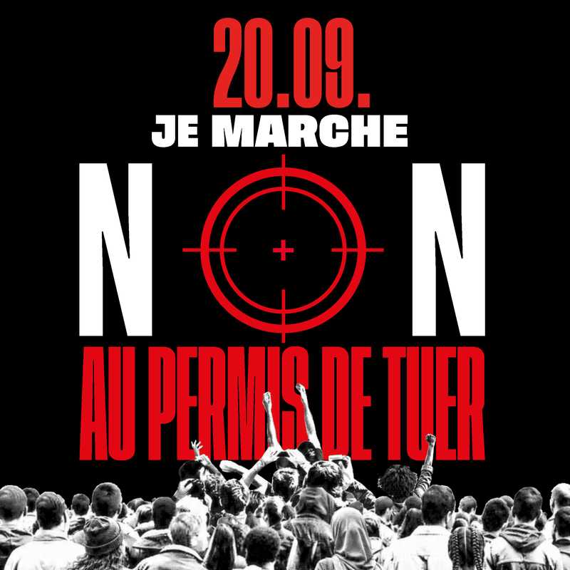 Non au permis de tuer ! 3 ©SAVE marche20 PROFILE INSTA black 3 Non au permis de tuer !