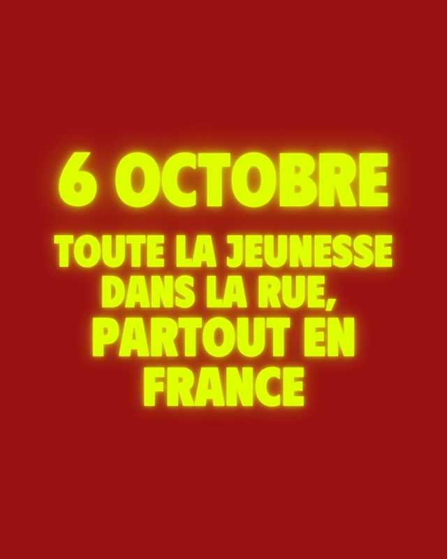 6 octobre lyceens 2 À Paris, soutien aux lycéens