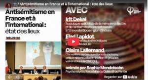 1ère table ronde du colloque « Lutter contre l'antisémitisme : une lutte antiraciste » 19 Colloque antisemitisme table ronde n°1 1ère table ronde du colloque « Lutter contre l'antisémitisme : une lutte antiraciste »