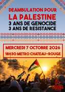 deambulation 7 octobre événements